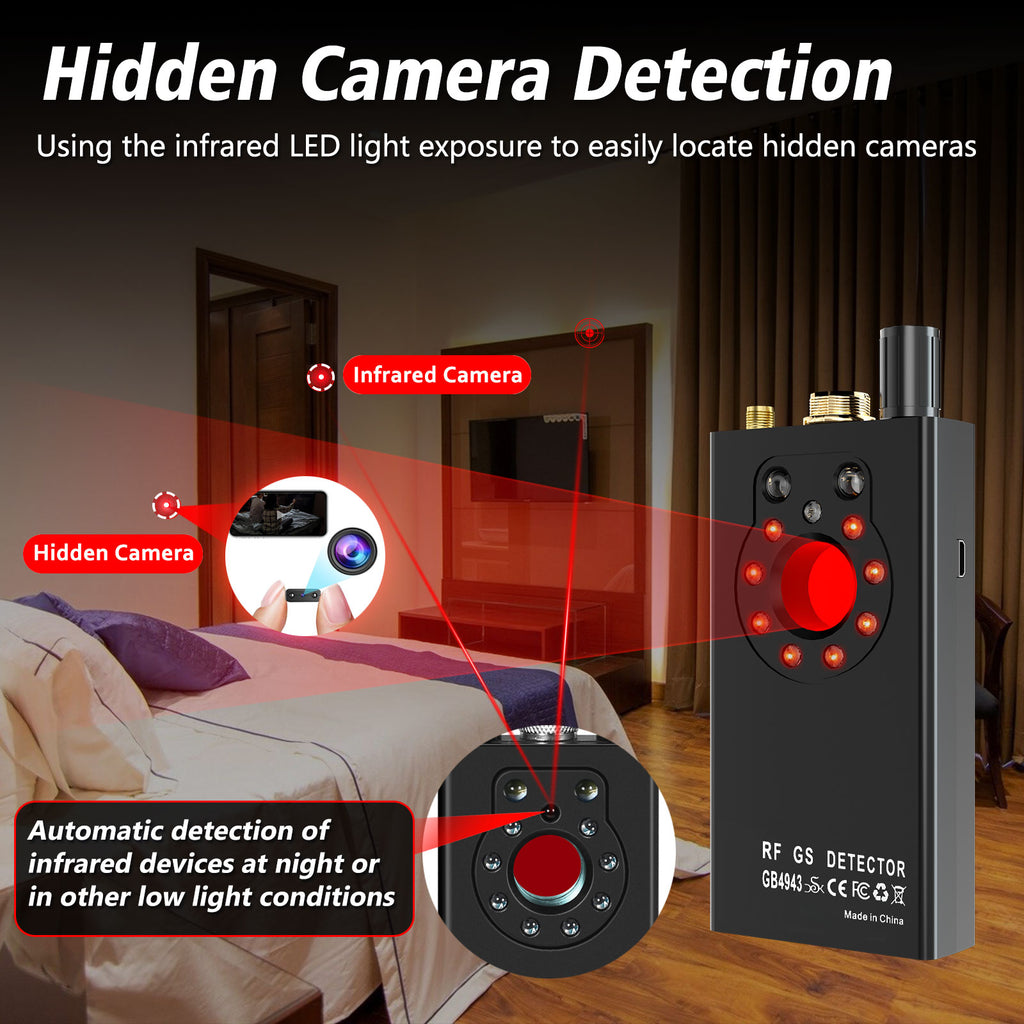 JMDHKK K19 Multi-Mode Wireless Signal Detector – Enhanced Privacy Security Device