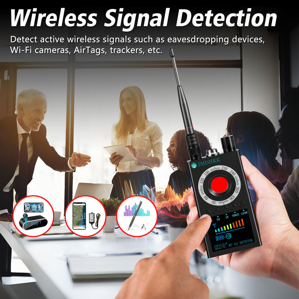 JMDHKK K19 Multi-Mode Wireless Signal Detector – Enhanced Privacy Security Device
