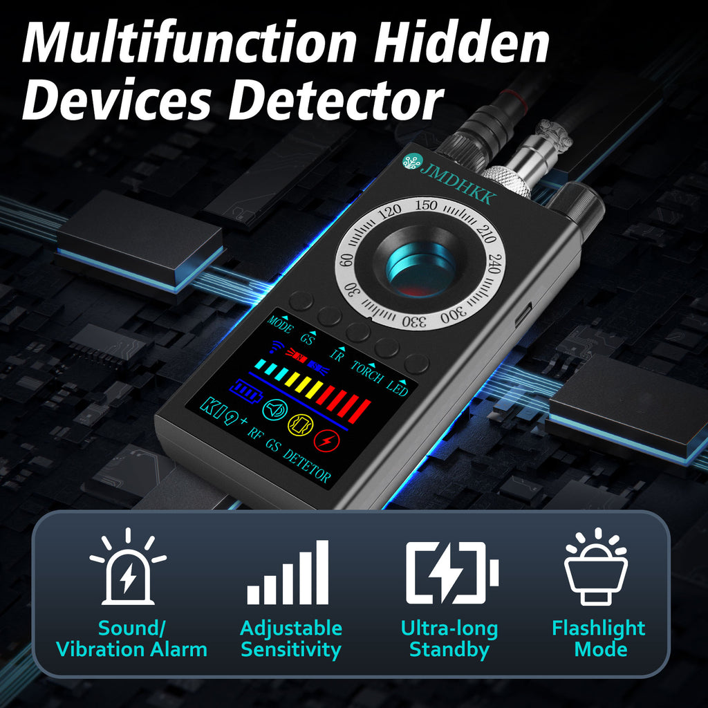JMDHKK K19 Multi-Mode Wireless Signal Detector – Enhanced Privacy Security Device