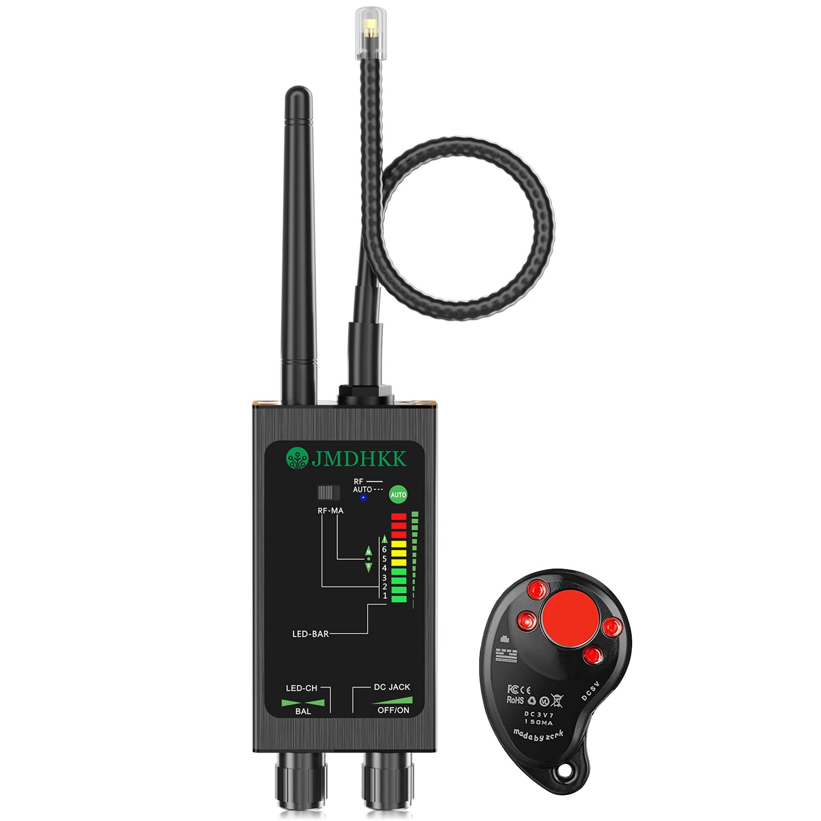 JMDHKK M8000 Professional Wireless Signal Detector – High-Sensitivity RF Scanner