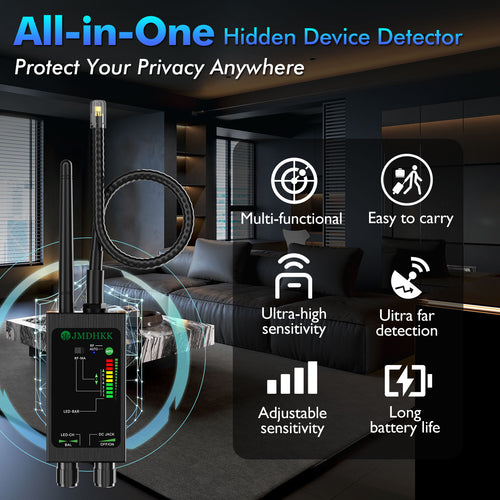 JMDHKK M8000 Professional Wireless Signal Detector – High-Sensitivity RF Scanner