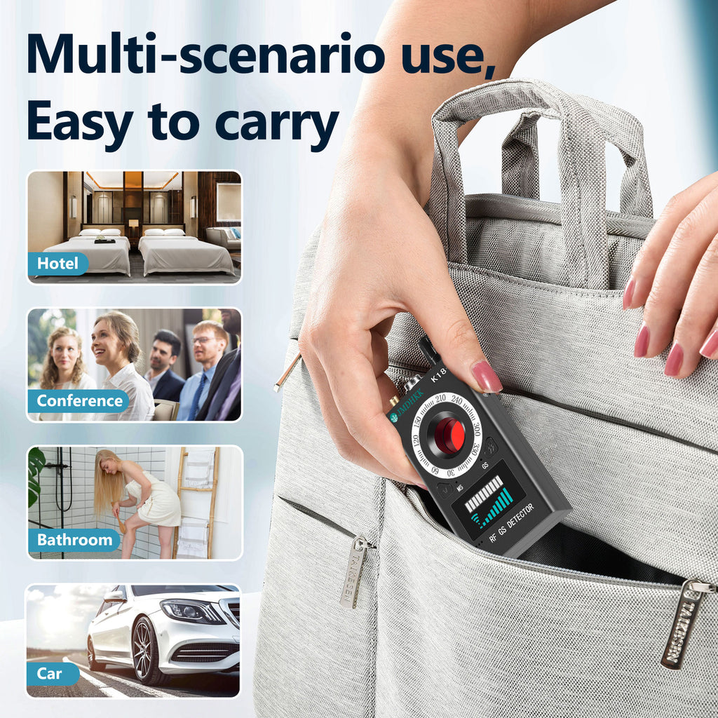 JMDHKK K18 Privacy Protection Device – Wireless Signal Scanner & RF Camera Finder